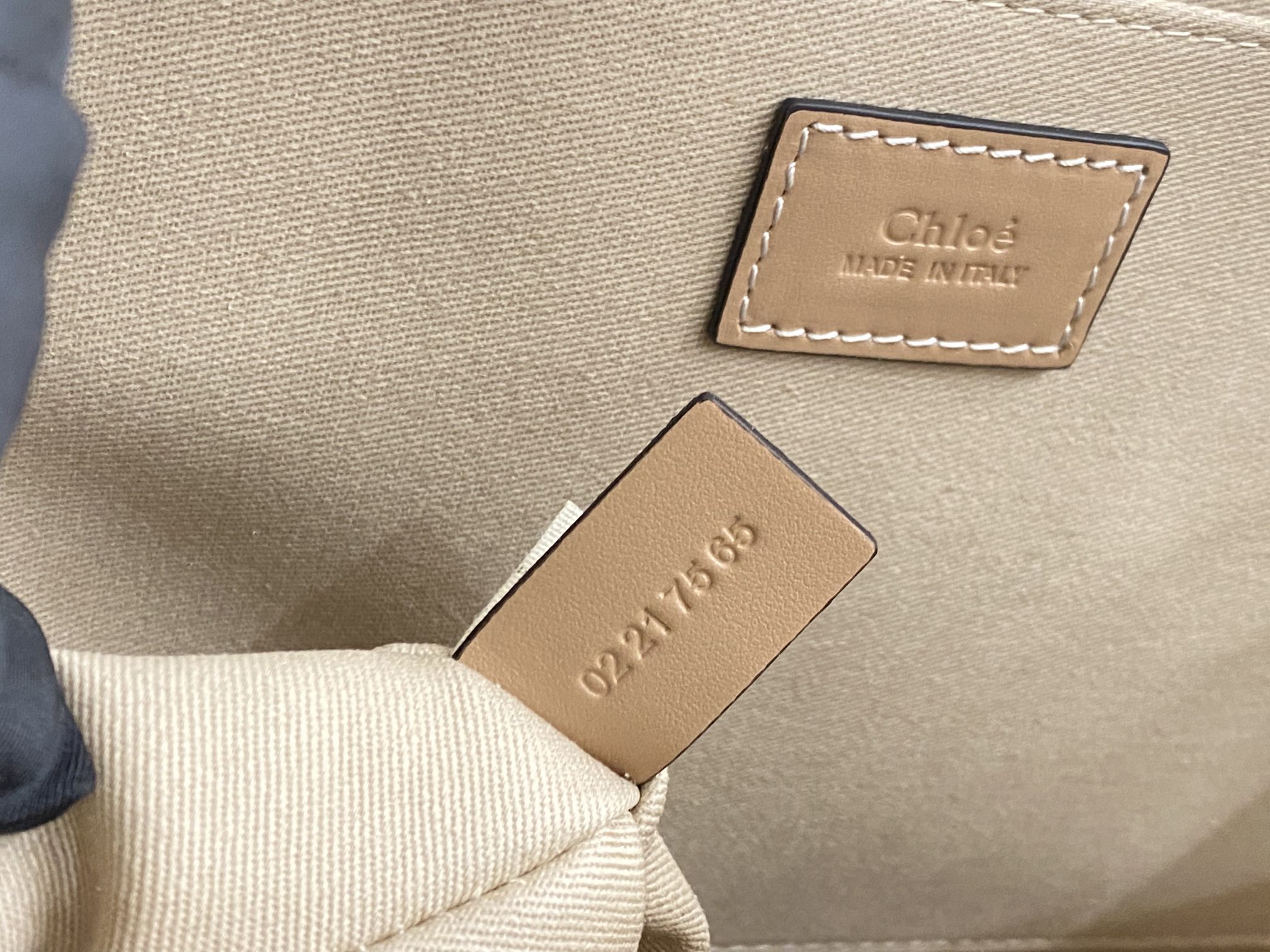 Chloe Large Woody Tote Bag In Linen 